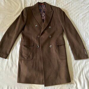 Men's Tallia Long Small, Taupe/Brown Jacket - New